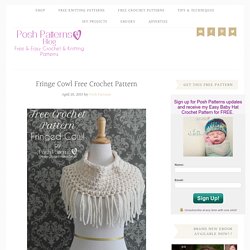 Fringe Cowl Free Crochet Pattern