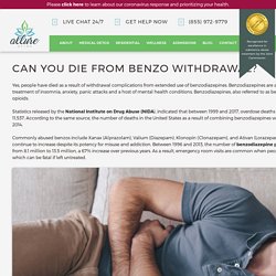 Can You Die From Benzodiazepine Withdrawal?