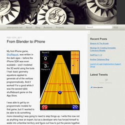 From Blender to iPhone