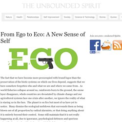 From Ego to Eco: A New Sense of Self