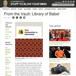 From the Vault: Library of Babel