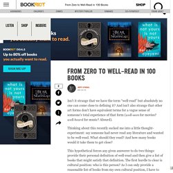 From Zero to Well-Read in 100 Books