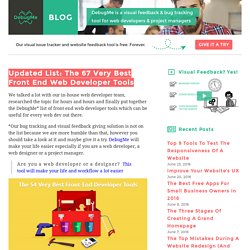 Tool-Up Time: The Very Best Front End Web Developer Tools DebugMe Blog