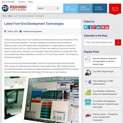 Front End Web Development Tools