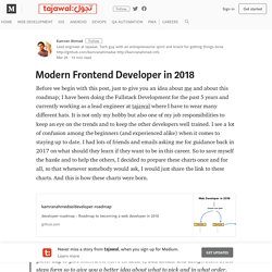 Modern Frontend Developer in 2018 – tajawal