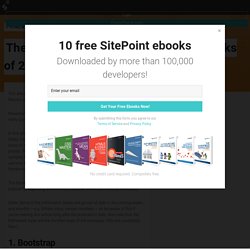 The 5 Most Popular Frontend Frameworks of 2017 Compared — SitePoint