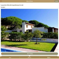 Vejer de la Frontera, Luxury Eco Villa with 2 guesthouses for sale