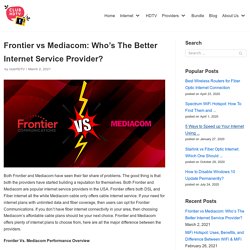 Frontier vs Mediacom Internet - An Ultimate Comparison