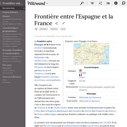 Frontière entre l'Espagne et la France