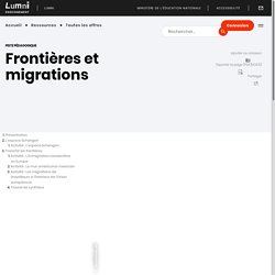Enseignement - Frontières et migrations