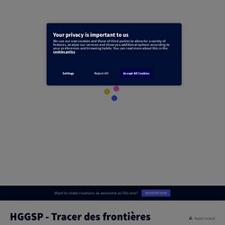 HGGSP - Tracer des frontières by Manon Guerente on Genially