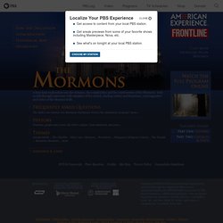 Mormons - Frontline PBS