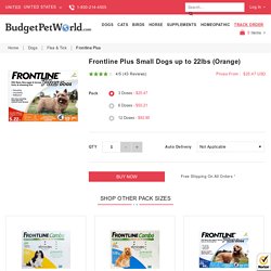 Buy Frontline Plus for Dogs