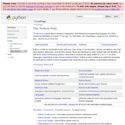 Python Wiki