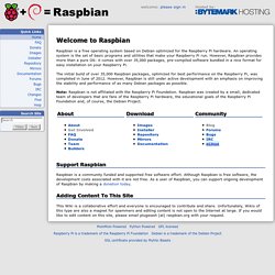 FrontPage - Raspbian