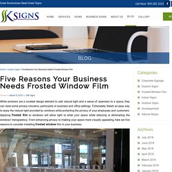 Five Reasons Your Business Need It