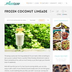 Frozen Coconut Limeade