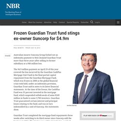Frozen Guardian Trust fund stings ex-owner Suncorp for $4.9m