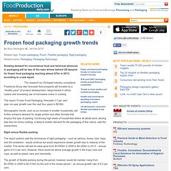 Frozen food packaging growth trends