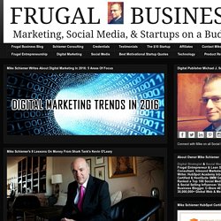FRUGAL BUSINESS & SCHIEMER CONSULTING: Why Your Company NEEDS Social Media Marketing: Part 1