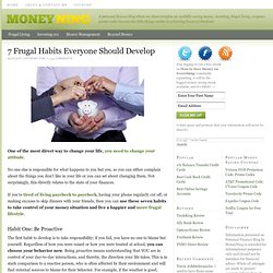 7 Habits of Highly Frugal People