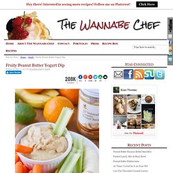 Fruity Peanut Butter Yogurt Dip