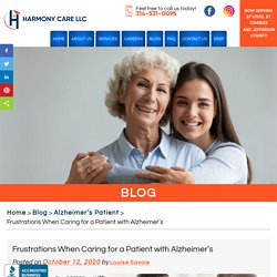 Frustrations When Caring for a Patient with Alzheimer’s