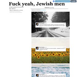 Fuck yeah, Jewish men