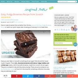 Fudgy Brownies Recipe – Better Than the Box