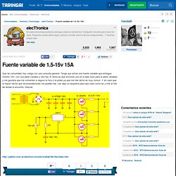 Fuente variable de 1.5-15v 15A