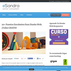 20+ Fuentes Gratis Excelentes Para Diseño Web