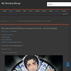 [Fuerzabruta (ZawarC)] Honne wa Yopparatta Ato de - Yuri on Ice dj [Eng] - My Reading Manga