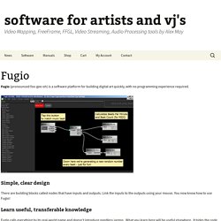 software for artists and vj's