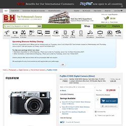 Fujifilm X100S Digital Camera (Silver) 16321066 B&H Photo Video