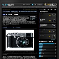 Fujifilm unveils FinePix X100 large-sensor compact