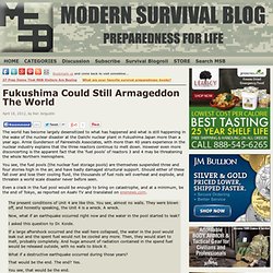 Fukushima Could Still Armageddon The World