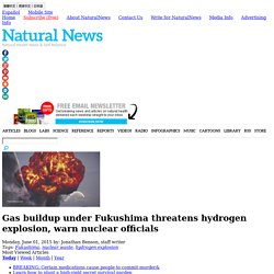 Gas buildup under Fukushima threatens hydrogen explosion, warn nuclear officials