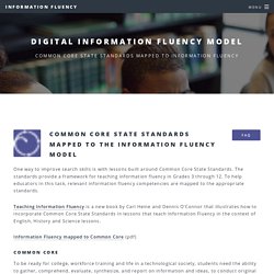 Common Core State Standards and Information Fluency