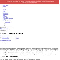 Full-stack Tutorial: Angular 5 and ASP.NET Core