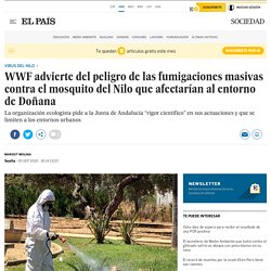 WWF advierte del peligro de las fumigaciones masivas contra el mosquito del Nilo que afectarían al entorno de Doñana