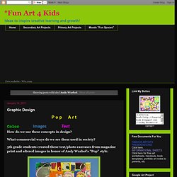 *Fun Art 4 Kids: Andy Warhol