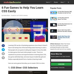 6 Fun Games to Help You Learn CSS Easily