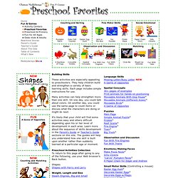 Fun &amp; Games / Preschool Favorites