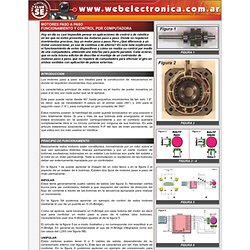 MOTORES PASO A PASO - FUNCIONAMIENTO Y CONTROL POR COMPUTADORA