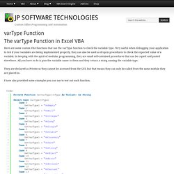 varType Function