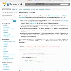 Functional Testing