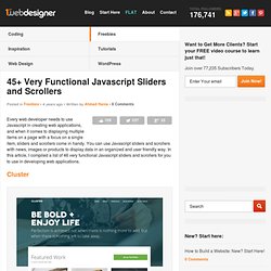 45+ Very Functional Javascript Sliders and Scrollers