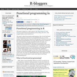 Functional programming in R