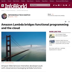 Amazon Lambda bridges functional programming and the cloud