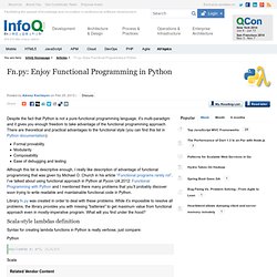 Fn.py: Enjoy Functional Programming in Python